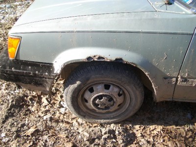 only rust on the whole car